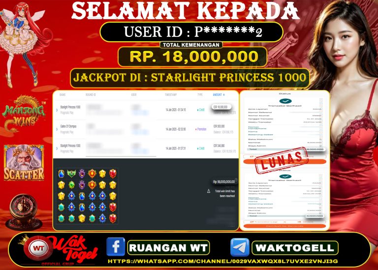 BUKTI PEMBAYARAN SLOT WAKTOGEL