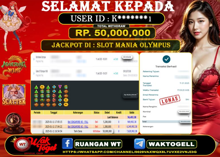 BUKTI PEMBAYARAN SLOT WAKTOGEL