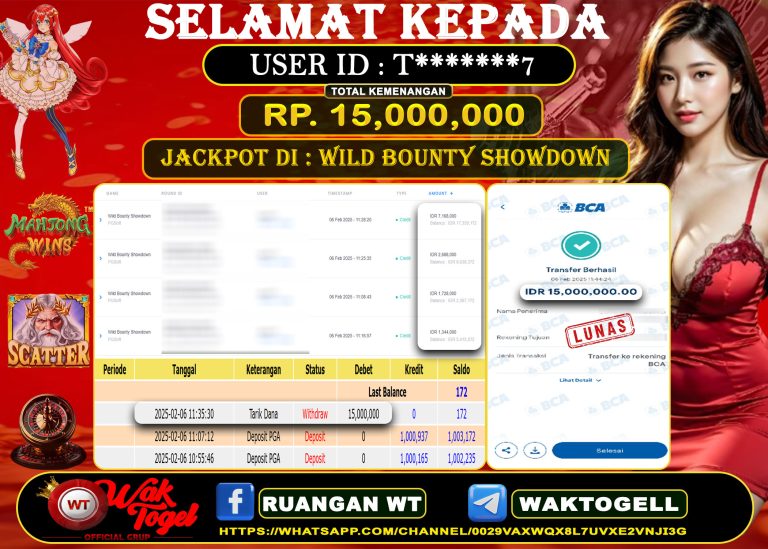 BUKTI PEMBAYARAN SLOT WAKTOGEL