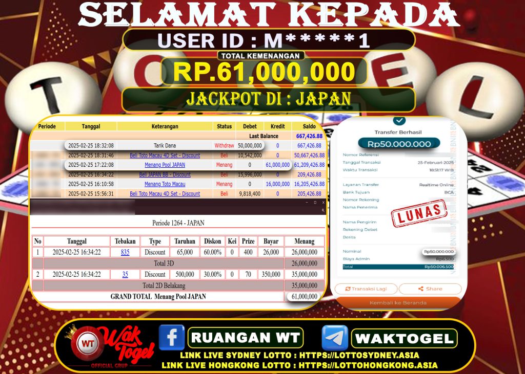 BUKTI PEMBAYARAN JAPAN WAKTOGEL