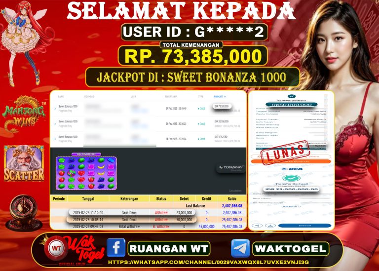 BUKTI PEMBAYARAN SLOT WAKTOGEL