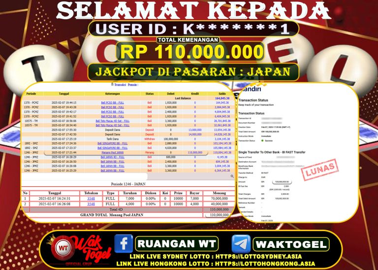 BUKTI PEMBAYARAN JAPAN WAKTOGEL