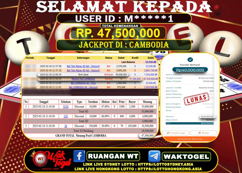 BUKTI PEMBAYARAN CAMBODIA WAKTOGEL