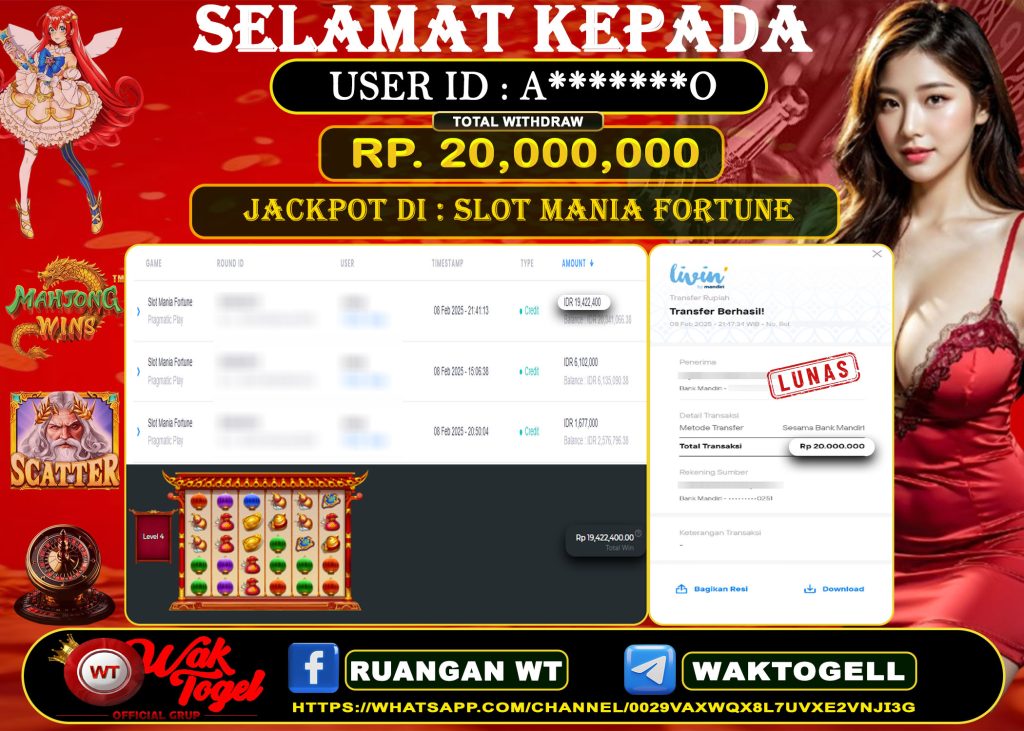 BUKTI PEMBAYARAN SLOT WAKTOGEL