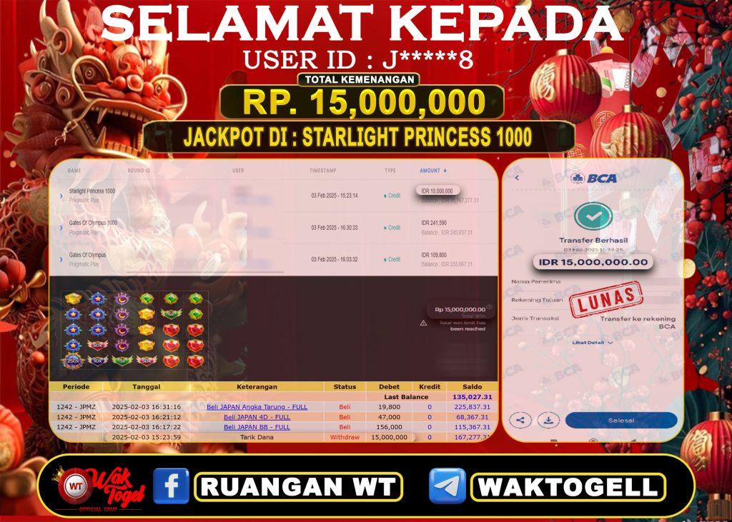 BUKTI PEMBAYARAN SLOT WAKTOGEL