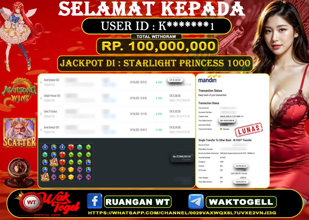 BUKTI PEMBAYARAN SLOT WAKTOGEL