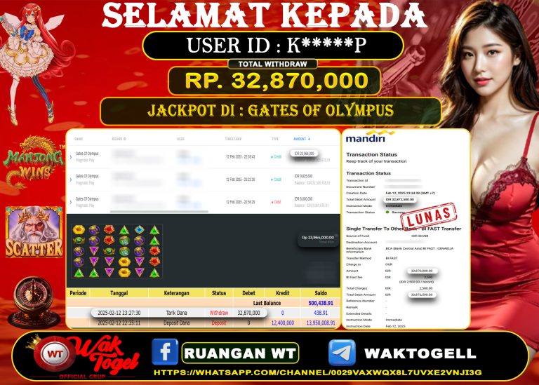 BUKTI PEMBAYARAN SLOT WAKTOGEL