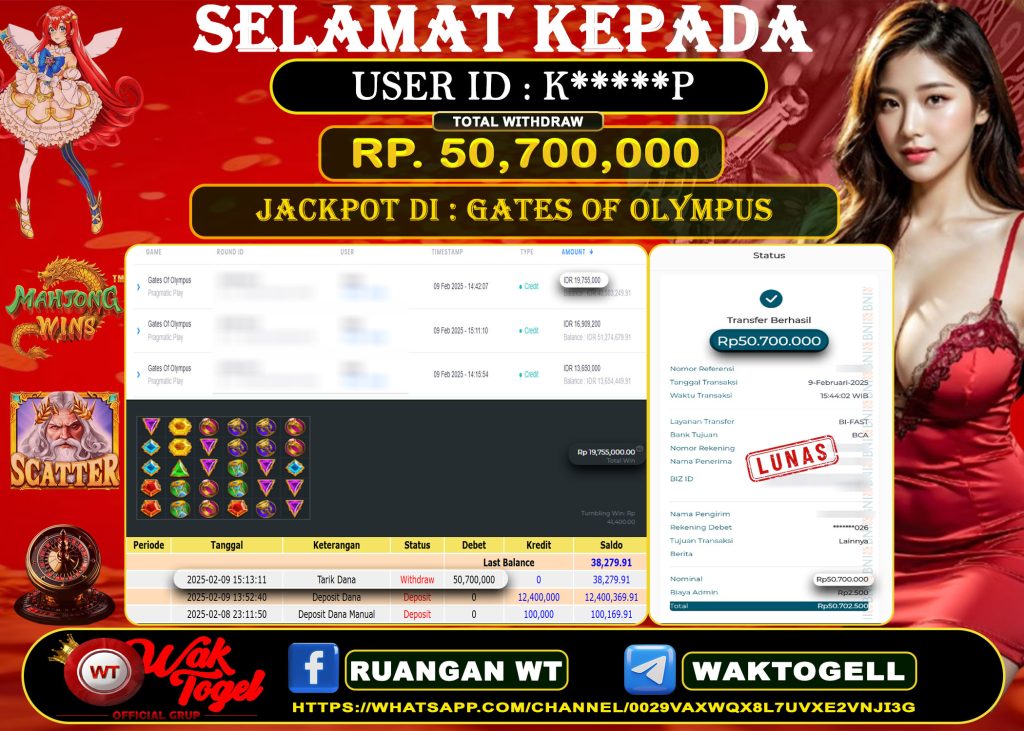 BUKTI PEMBAYARAN SLOT WAKTOGEL