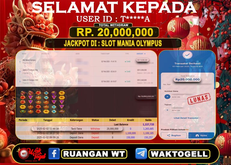 BUKTI PEMBAYARAN SLOT WAKTOGEL