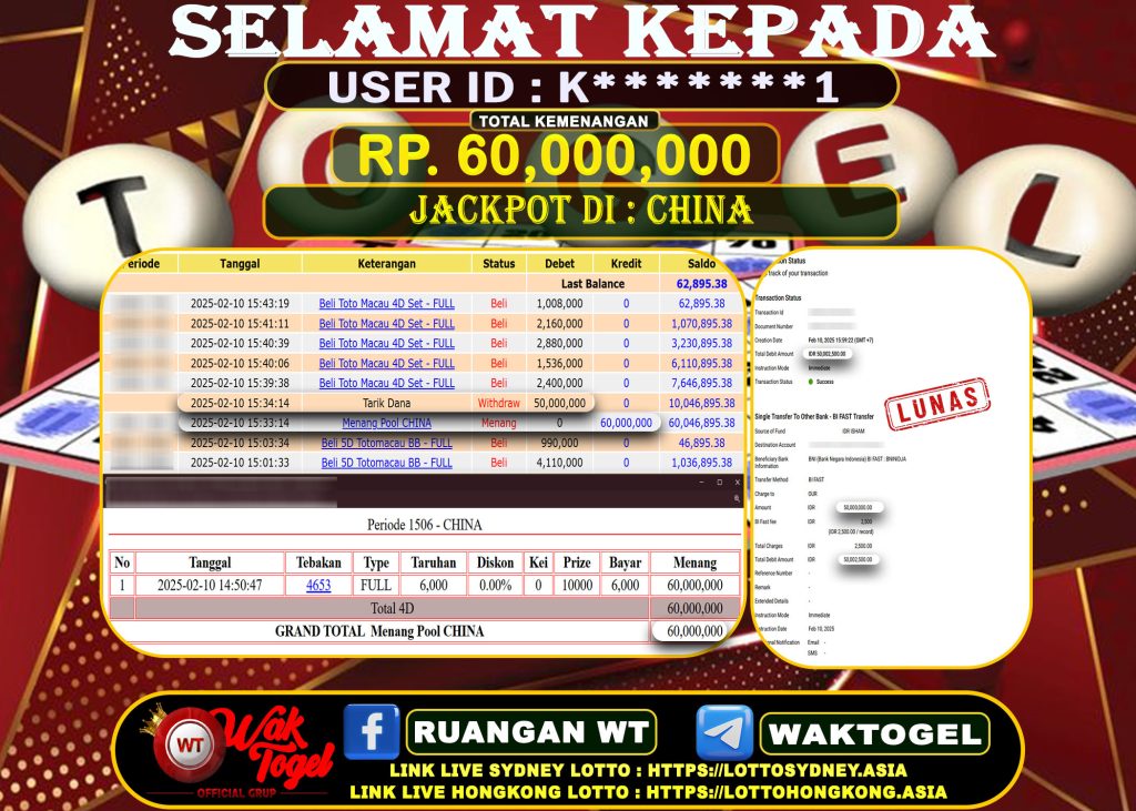 BUKTI PEMBAYARAN CHINA WAKTOGEL