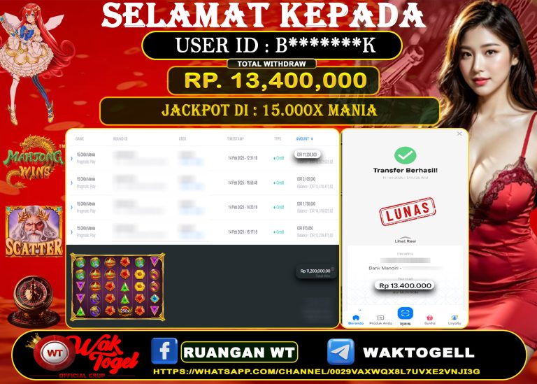 BUKTI PEMBAYARAN SLOT WAKTOGEL