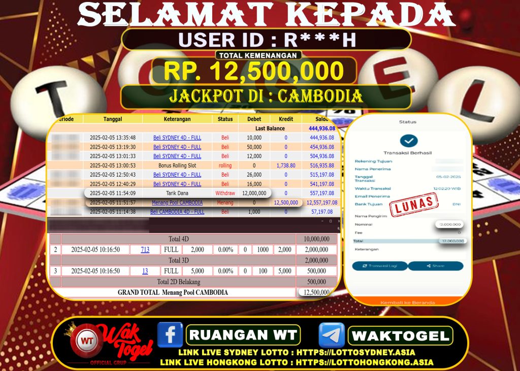 BUKTI PEMBAYARAN CAMBODIA WAKTOGEL