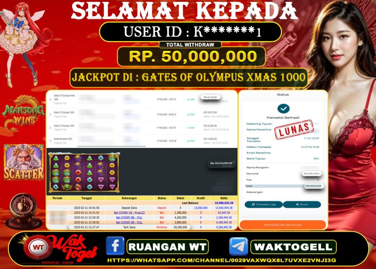 BUKTI PEMBAYARAN SLOT WAKTOGEL