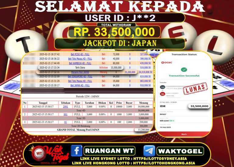 BUKTI PEMBAYARAN JAPAN WAKTOGEL