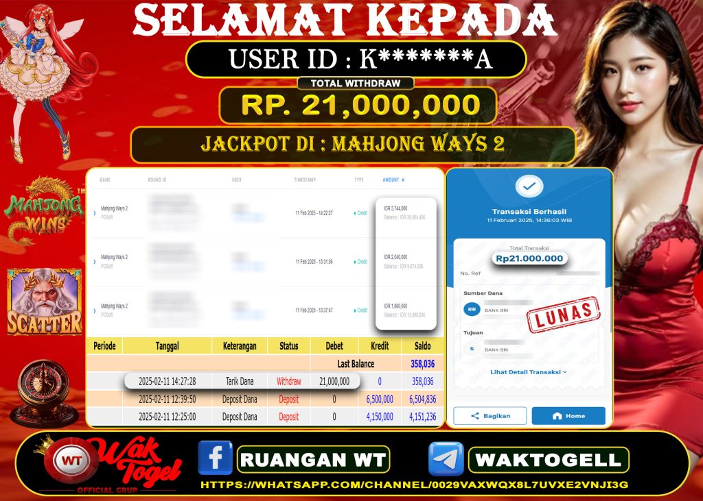 BUKTI PEMBAYARAN SLOT WAKTOGEL