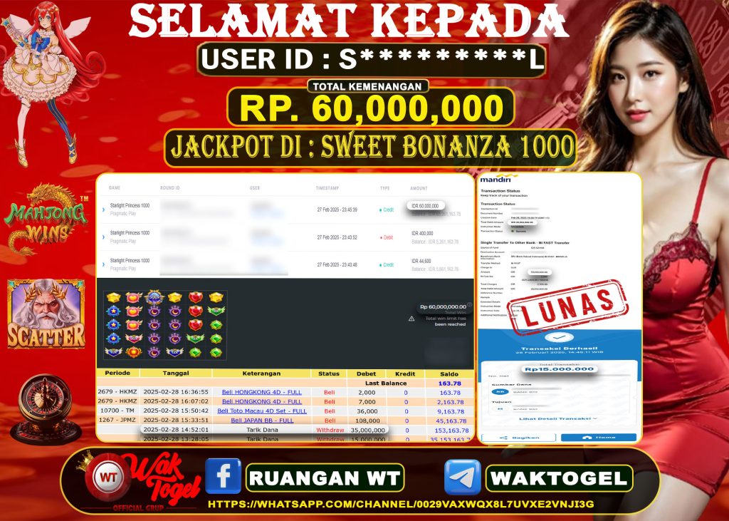 BUKTI PEMBAYARAN SLOT WAKTOGEL