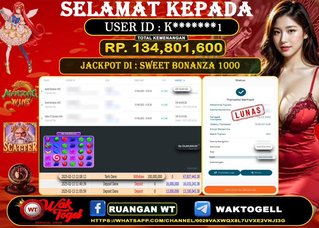 BUKTI PEMBAYARAN SLOT WAKTOGEL