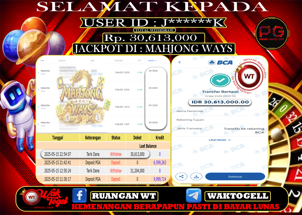 BUKTI PEMBAYARAN SLOT WAKTOGEL