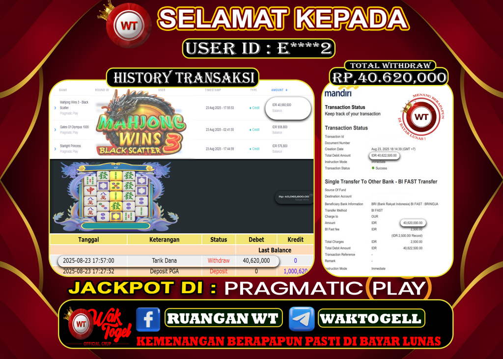 BUKTI PEMBAYARAN SLOT WAKTOGEL